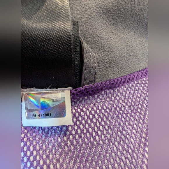 The North Face Gray & Purple Shell Jacket Youth large Women XS/S - Picture 9 of 12